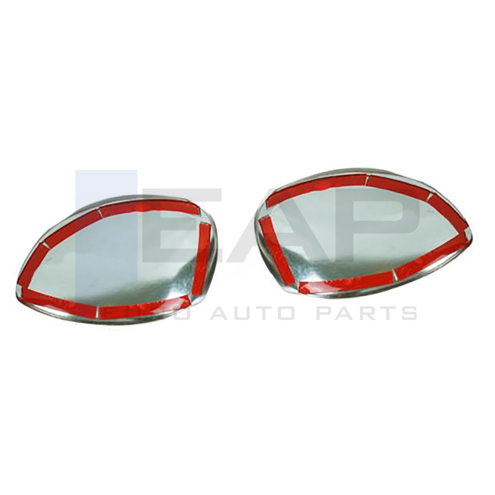 Mirror Cover 2 Pcs - Stainless Steel