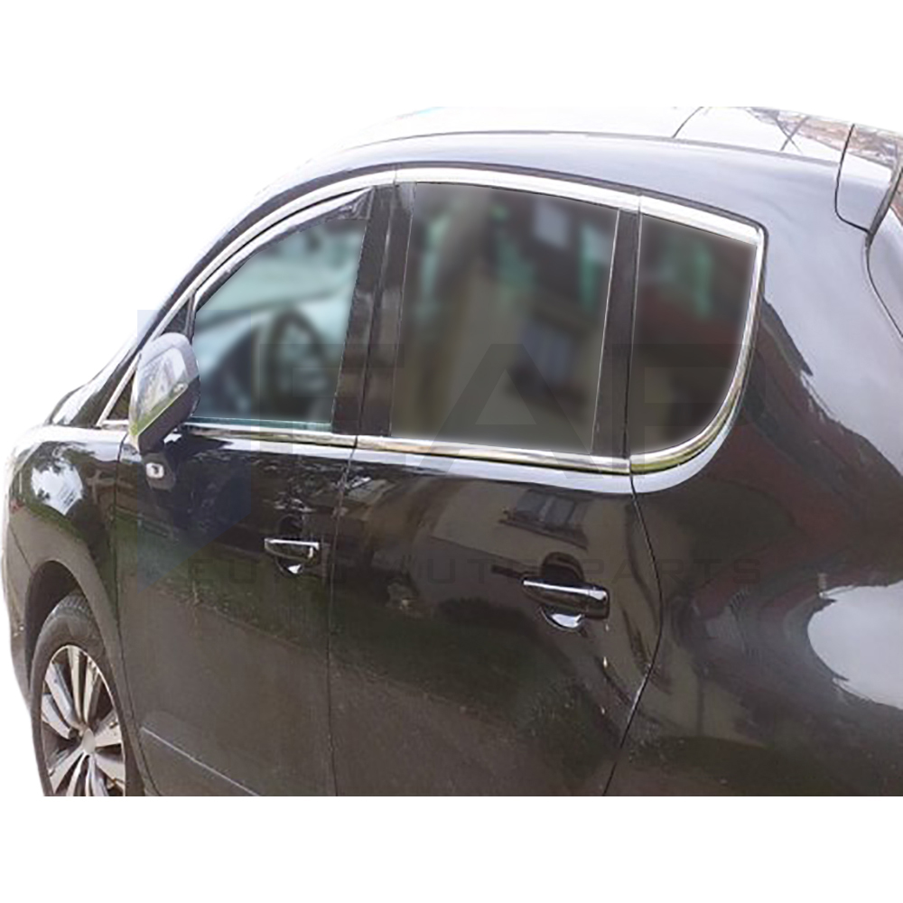 Window Frame Garnish - 8 Pcs - Stainless Steel