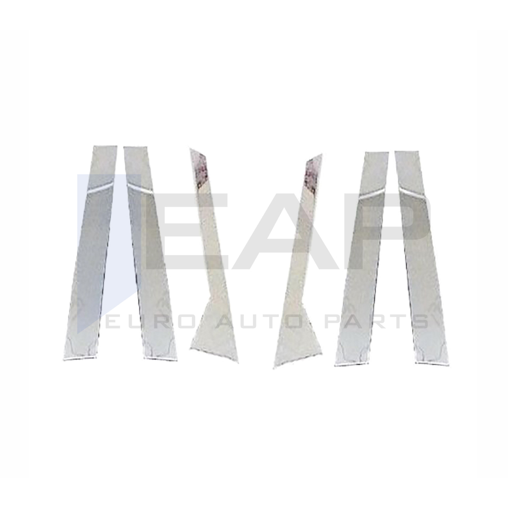 Door Post Set - 6 Pcs - Stainless Steel