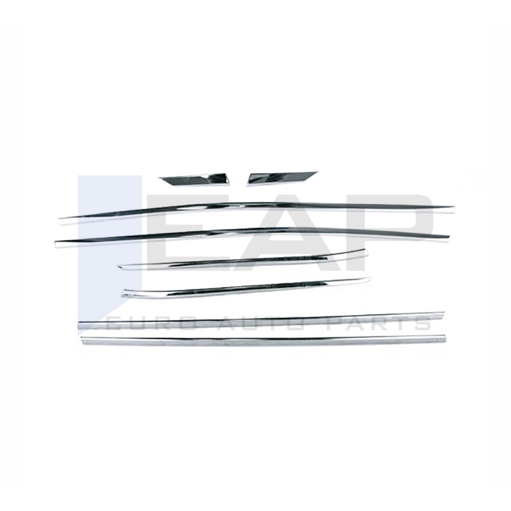 Window Frame Garnish - 8 Pcs - Stainless Steel