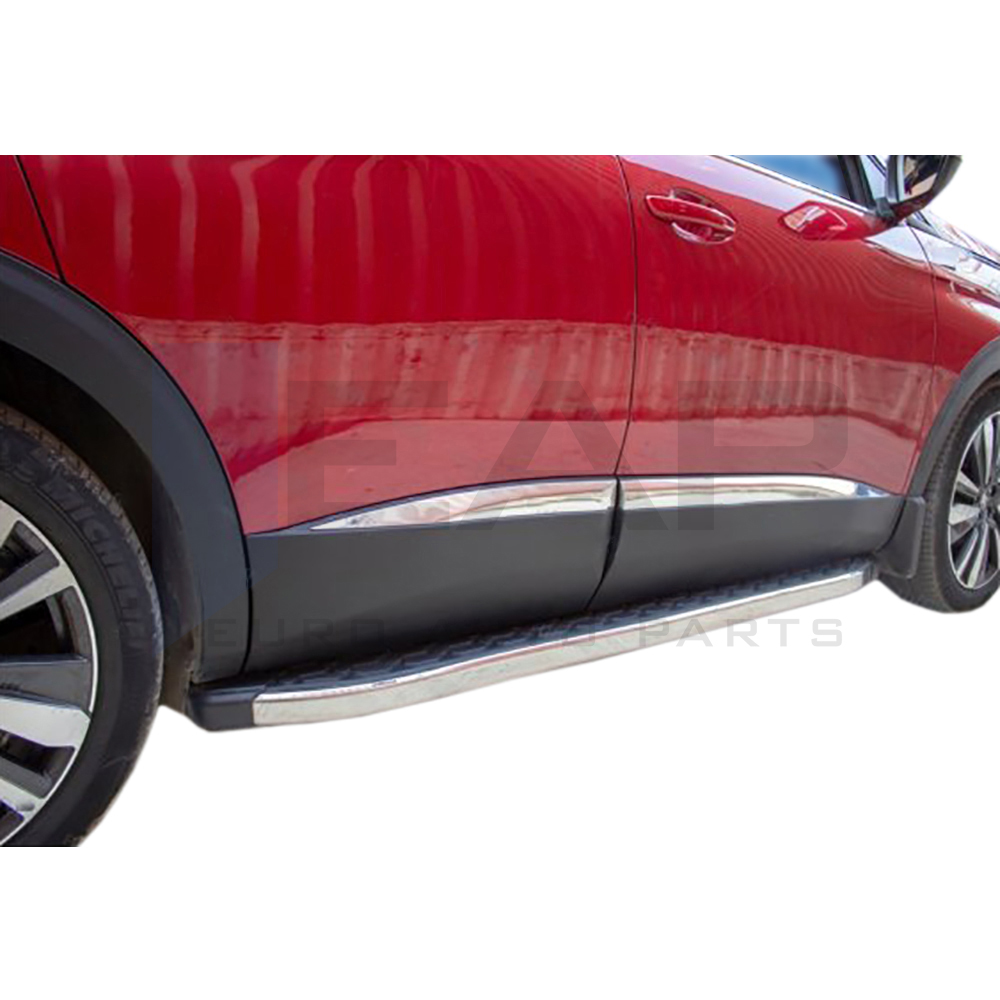 Side Door Trim - 4 Pcs - Stainless Steel