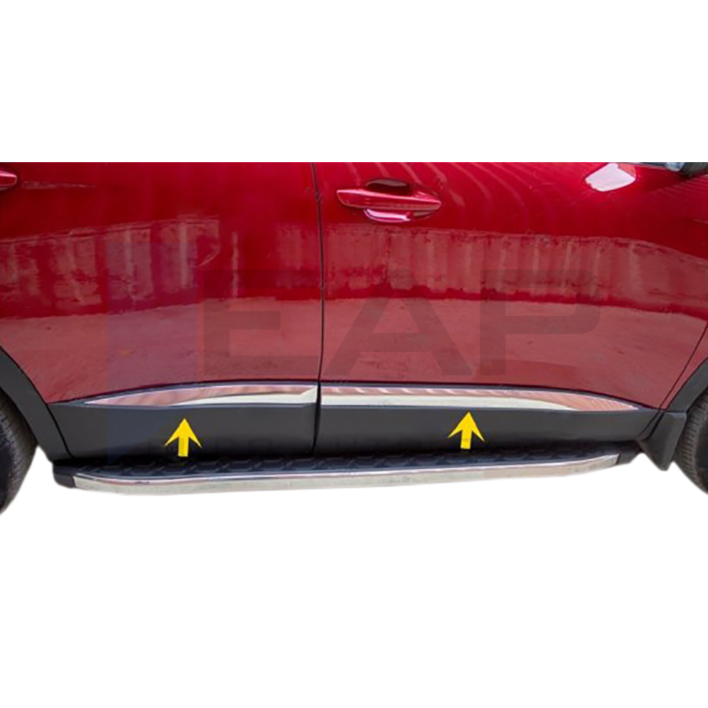 Side Door Trim - 4 Pcs - Stainless Steel