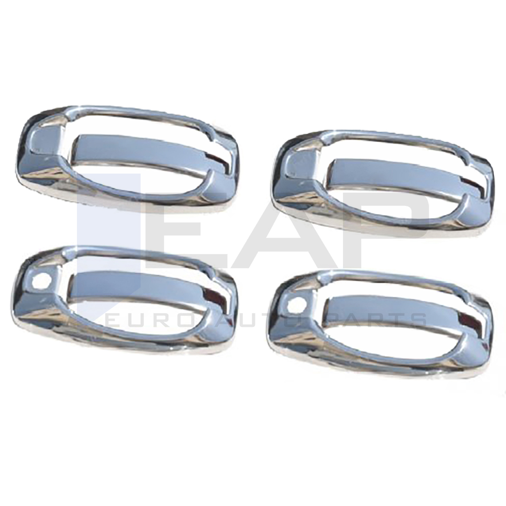 Door Handle Cover Frame - 4 Doors - Stainless Steel