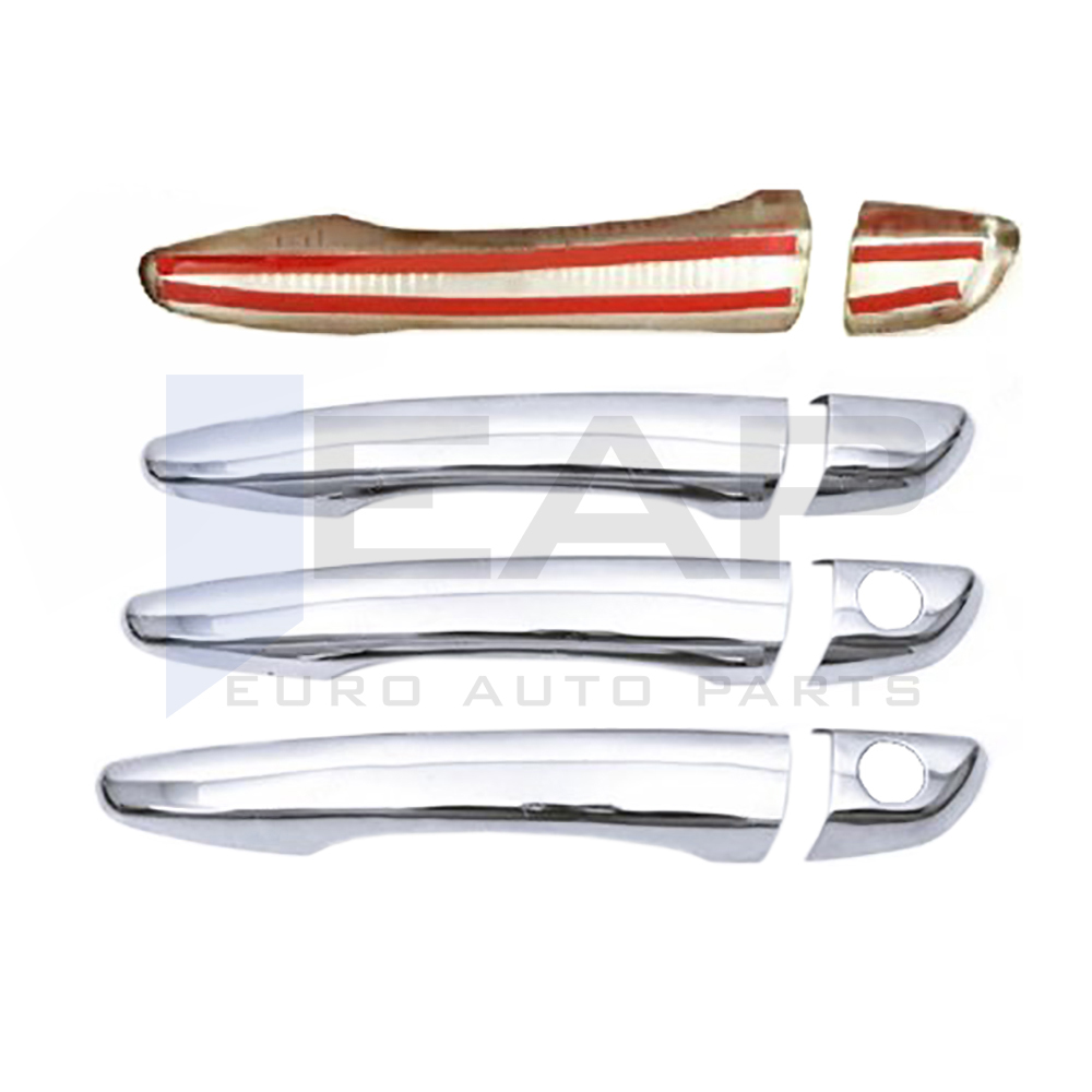 Door Handle Cover (Rear Double Door) - 4 Doors - Stainless Steel