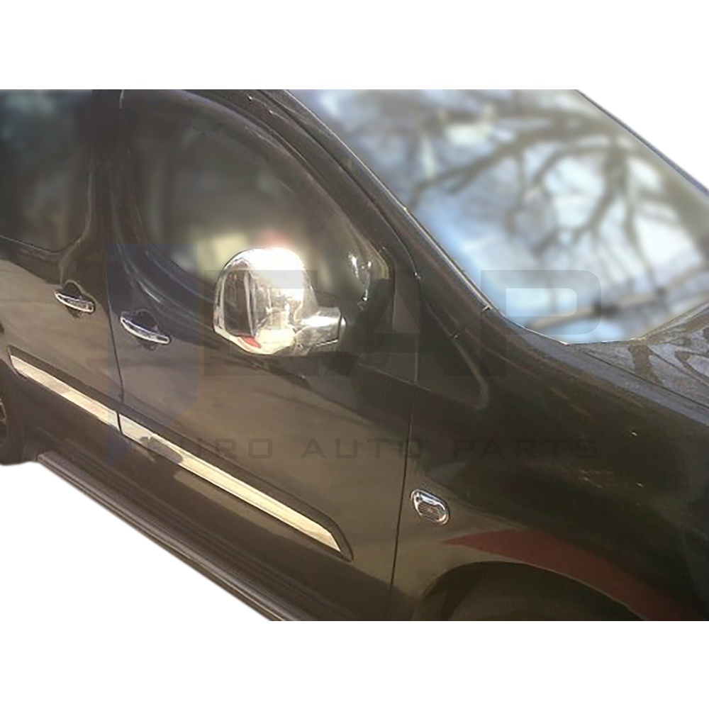 Mirror Cover 2 Pcs - Stainless Steel