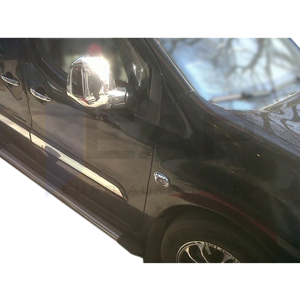 Mirror Cover 2 Pcs - Stainless Steel