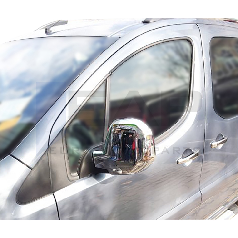 Mirror Cover 2 Pcs - Stainless Steel