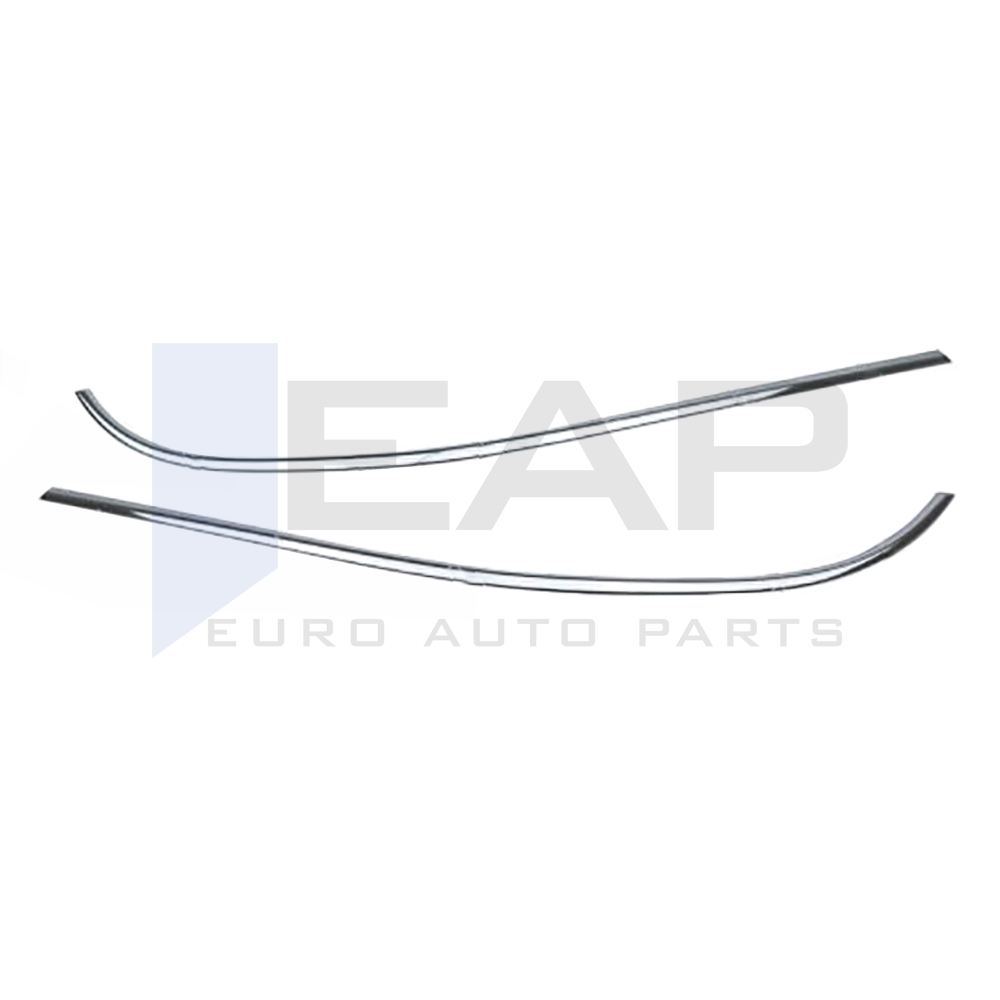 Window Frame Garnish - 2 Pcs - Stainless Steel