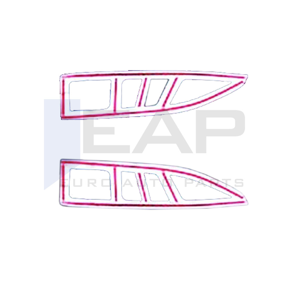 Tail Light Frame - Stainless Steel