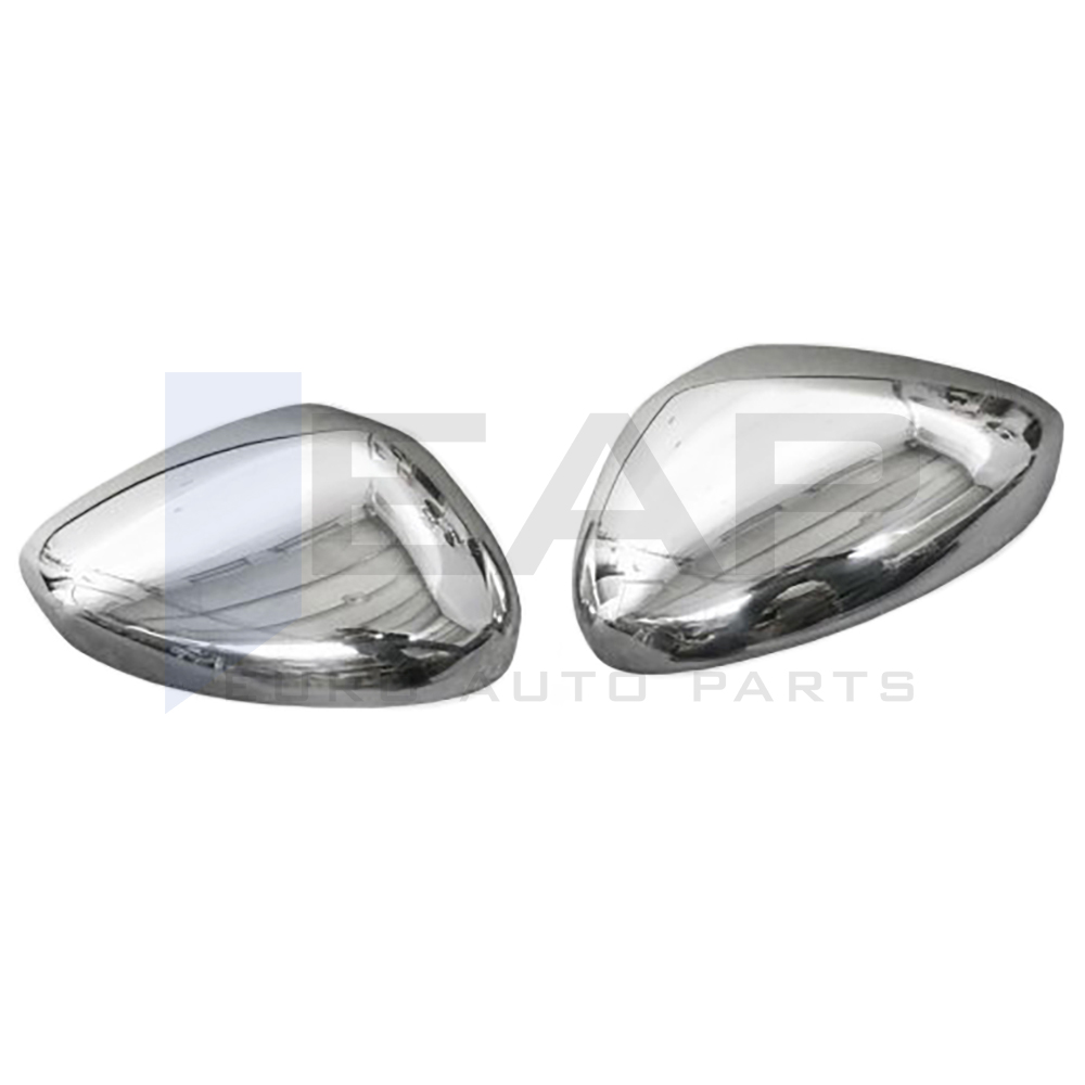 Mirror Cover 2 Pcs - Stainless Steel