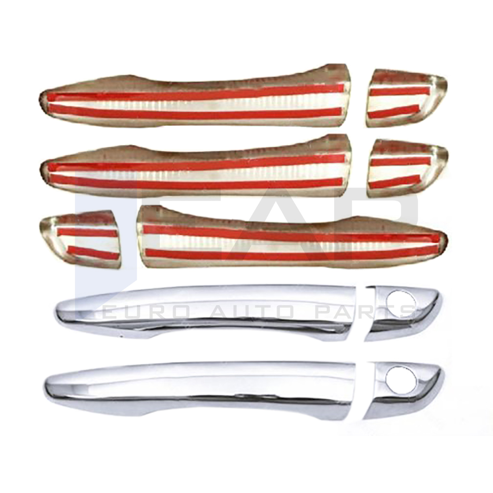 Door Handle Cover (Rear Double Door) (RHD) - 5 Doors - Stainless Steel