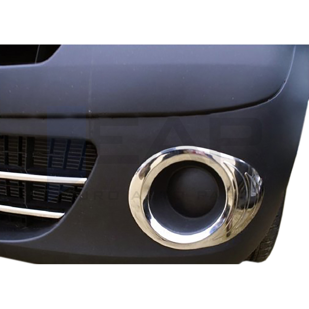 Fog Light Frame - 2 pcs - Stainless Steel 