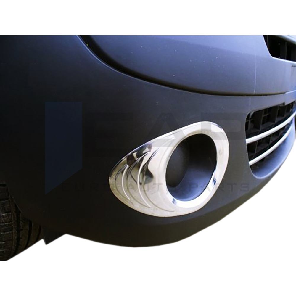 Fog Light Frame - 2 pcs - Stainless Steel 