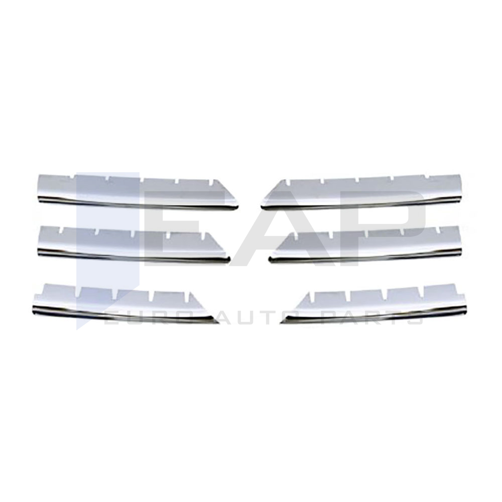 Front Grille - 6 Pcs - Stainless Steel
