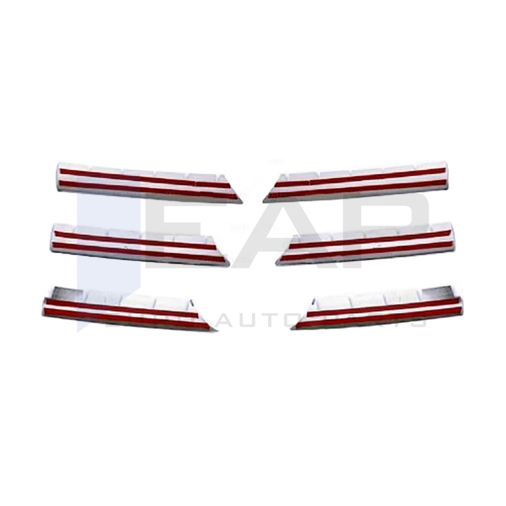 Front Grille - 6 Pcs - Stainless Steel