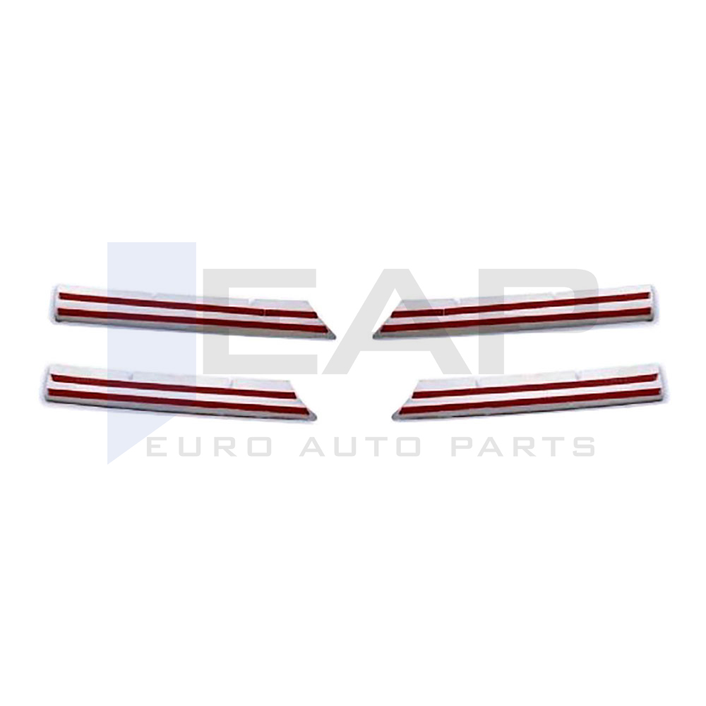 Front Grille - 4 Pcs - Stainless Steel