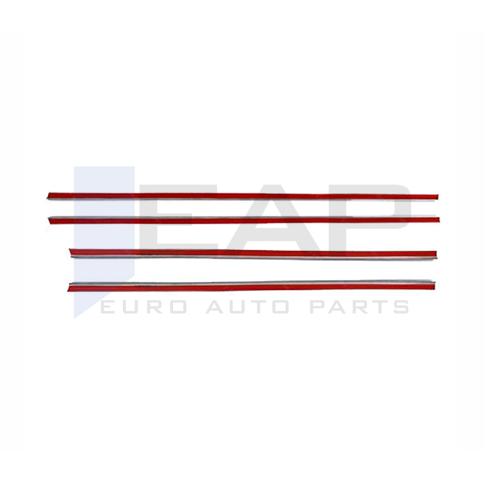 Window Frame Garnish - 4 Pcs - Stainless Steel