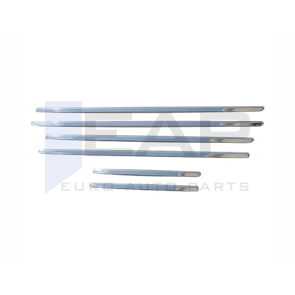 Window Frame Garnish - 6 Pcs - Stainless Steel