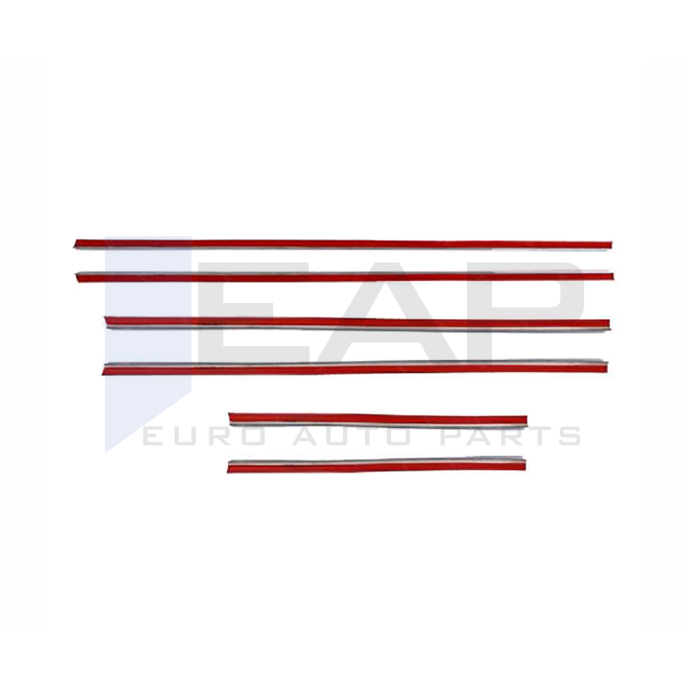 Window Frame Garnish - 6 Pcs - Stainless Steel