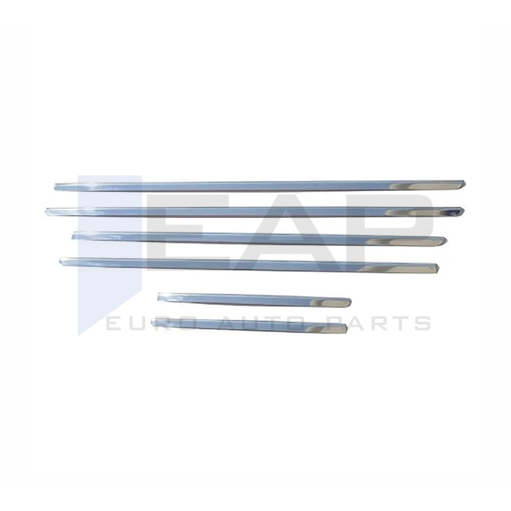 Window Frame Garnish - 6 Pcs - Stainless Steel