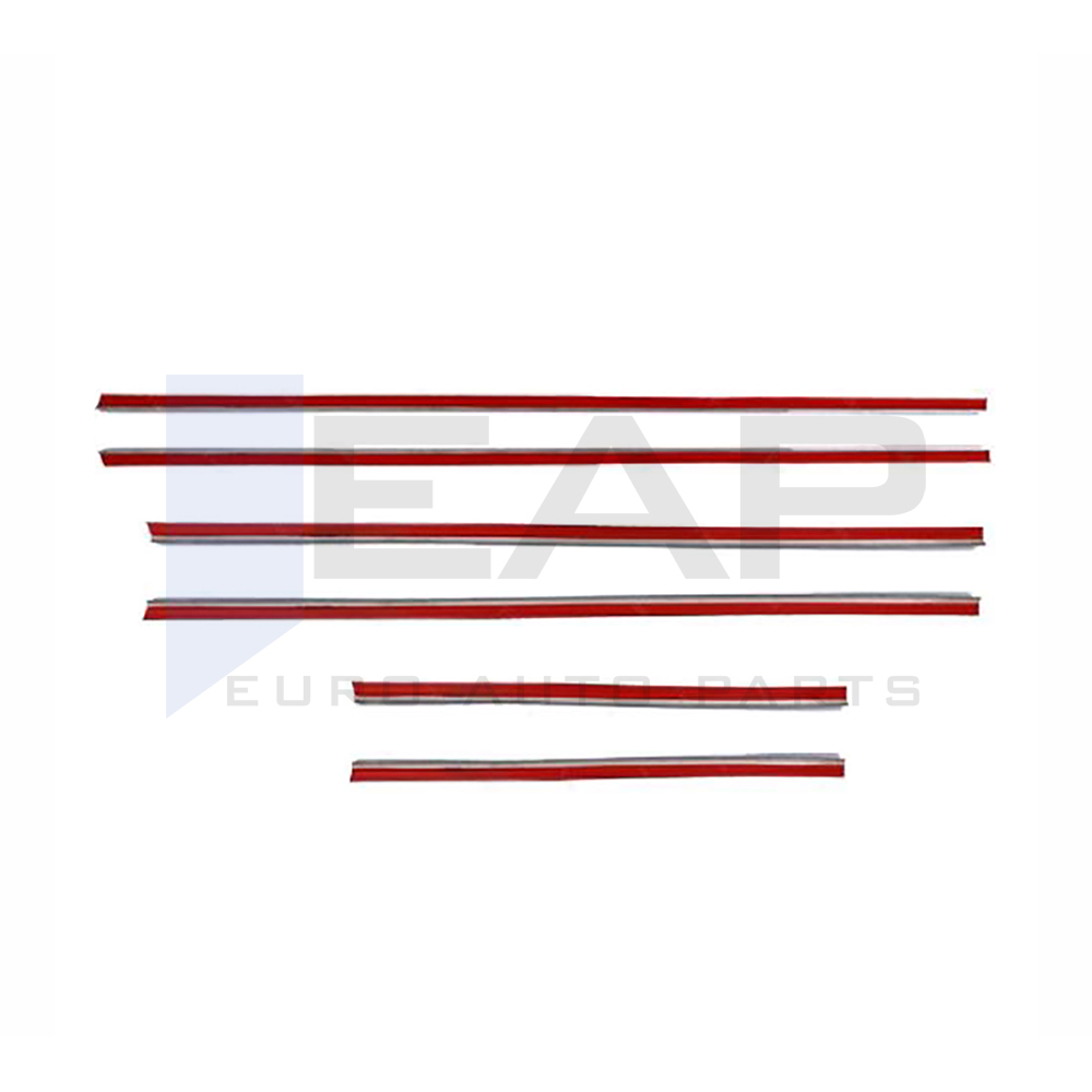 Window Frame Garnish - 6 Pcs - Stainless Steel