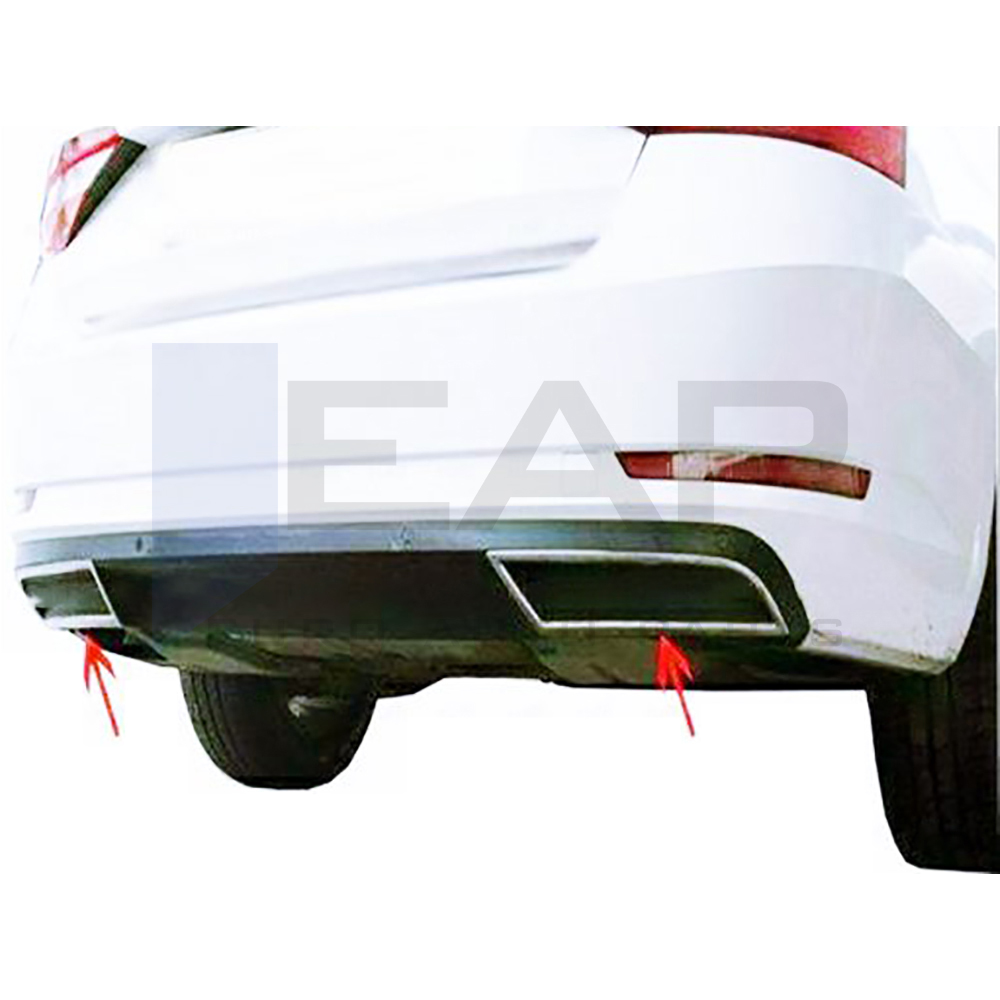 Exhaust Frame - 2 Pcs - Stainless Steel