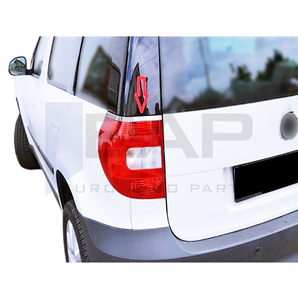 Tail Light Eyebrow - Stainless Steel