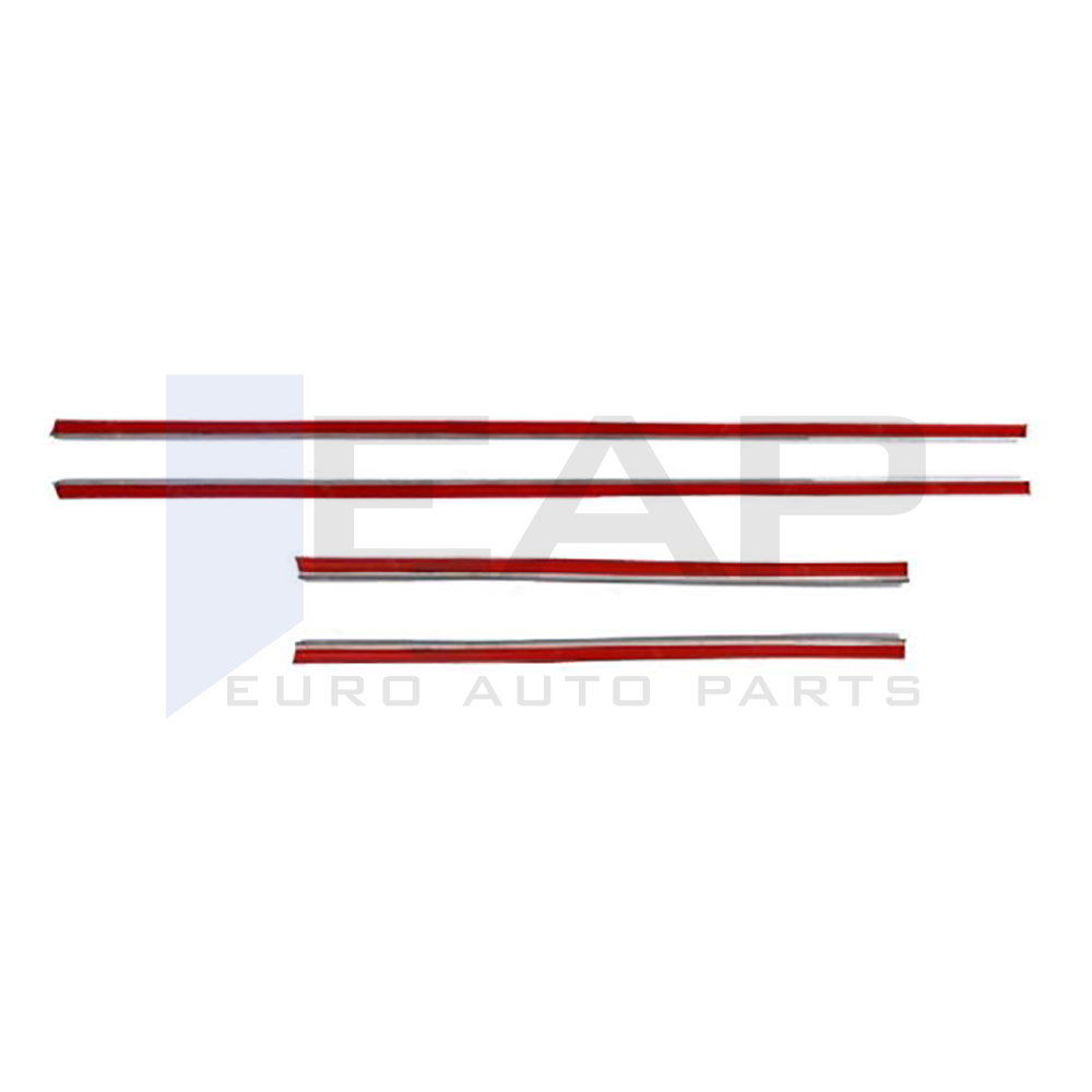Window Frame Garnish - 4 Pcs - Stainless Steel