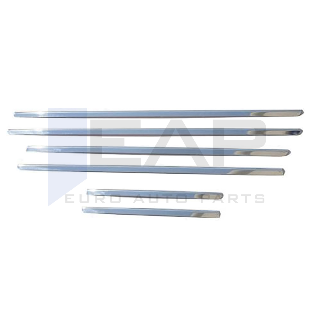 Window Frame Garnish - 6 Pcs - Stainless Steel