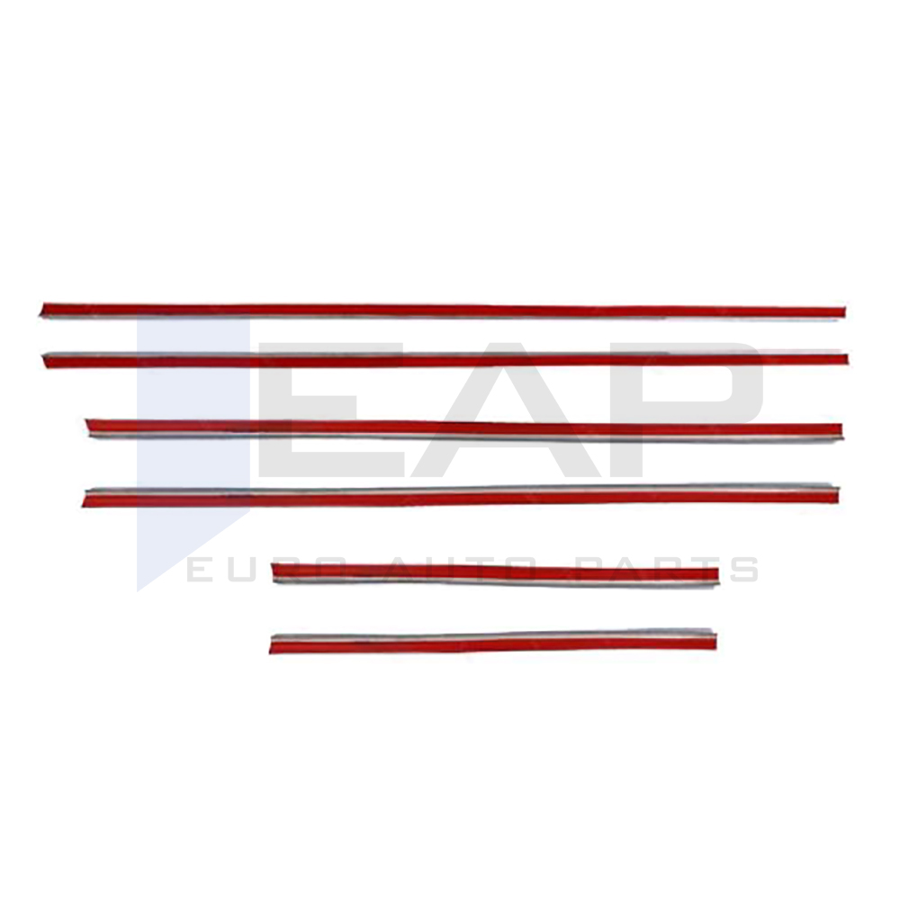 Window Frame Garnish - 6 Pcs - Stainless Steel