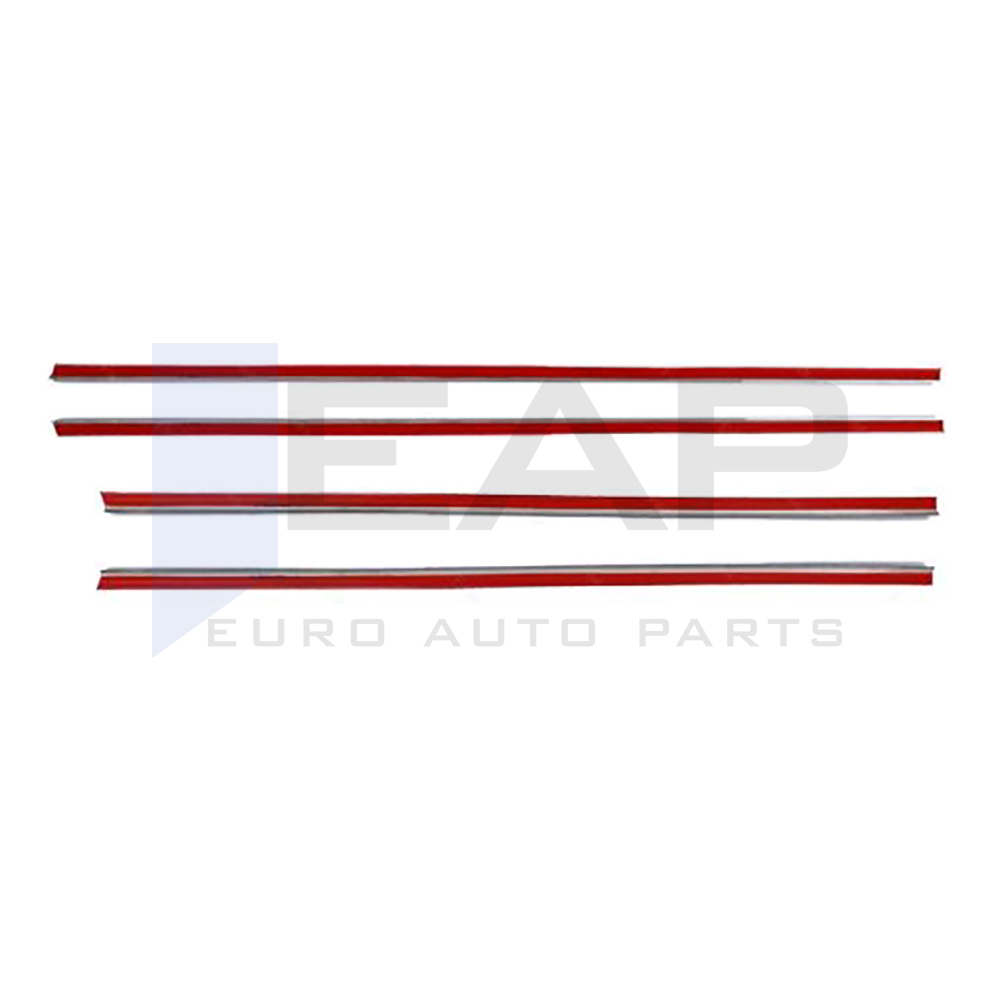 Window Frame Garnish - 4 Pcs - Stainless Steel