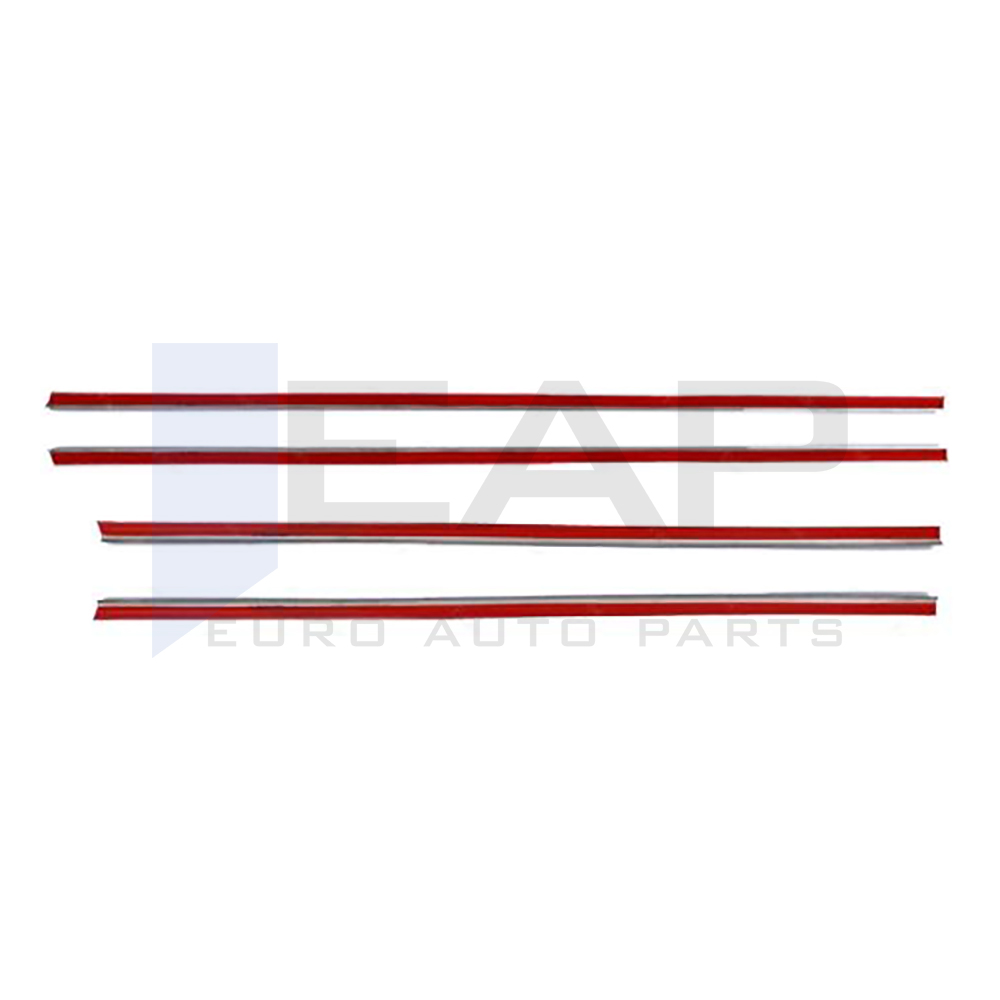 Window Frame Garnish - 4 Pcs - Stainless Steel