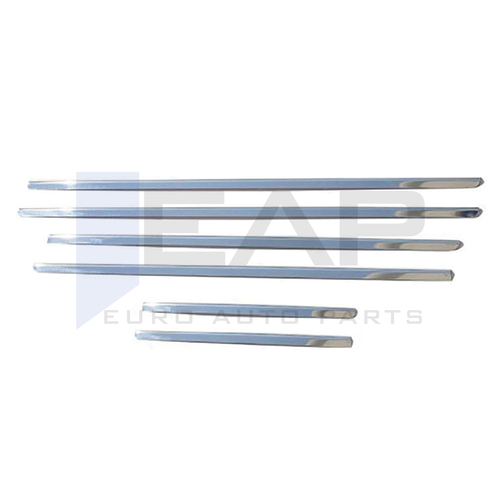 Window Frame Garnish - 6 Pcs - Stainless Steel
