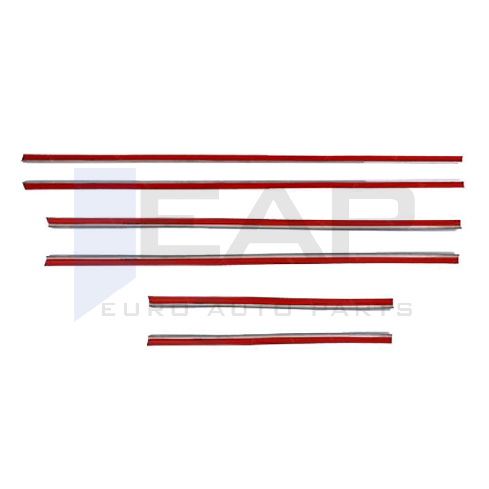 Window Frame Garnish - 6 Pcs - Stainless Steel
