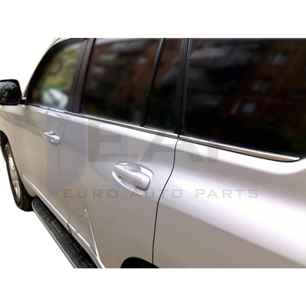 Window Frame Garnish - 6 Pcs - Stainless Steel