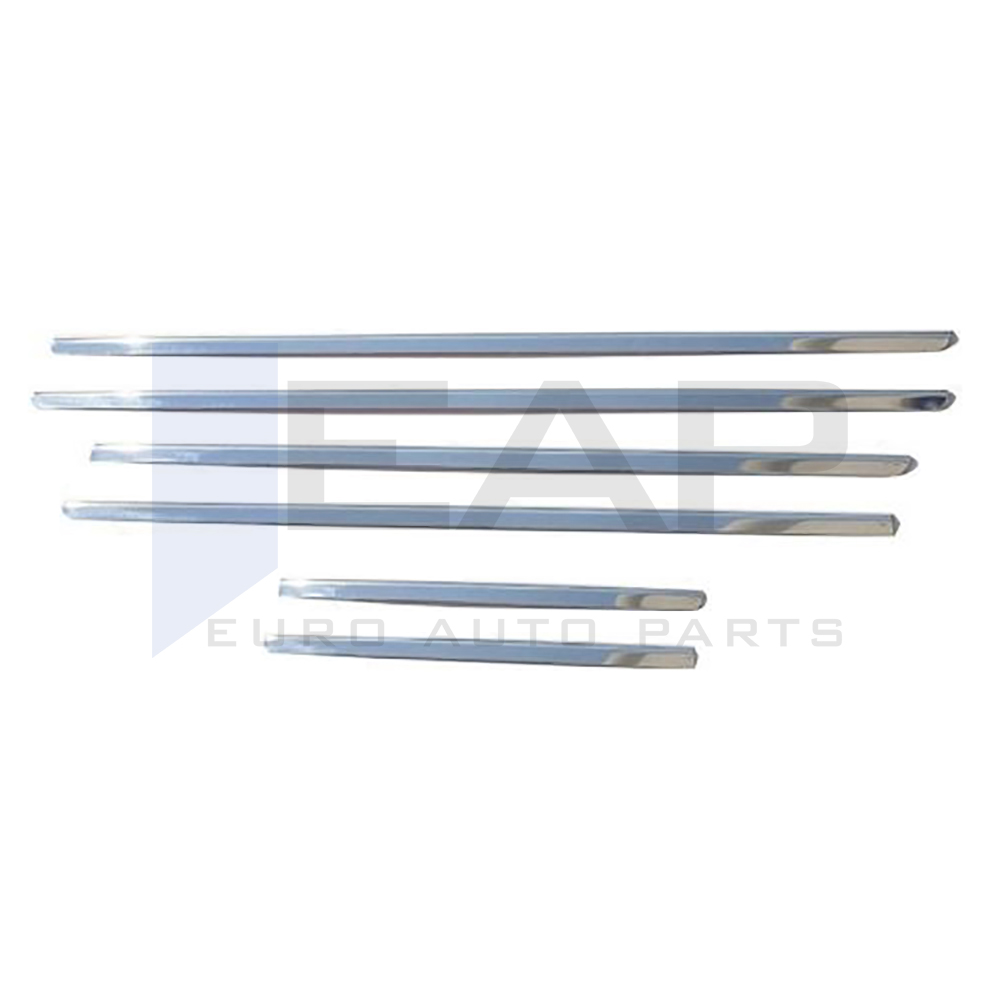 Window Frame Garnish - 6 Pcs - Stainless Steel