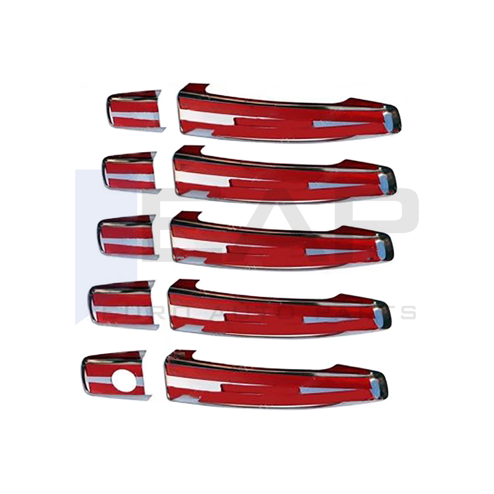 Door Handle Cover (Double Holes) - 5 Doors - Stainless Steel