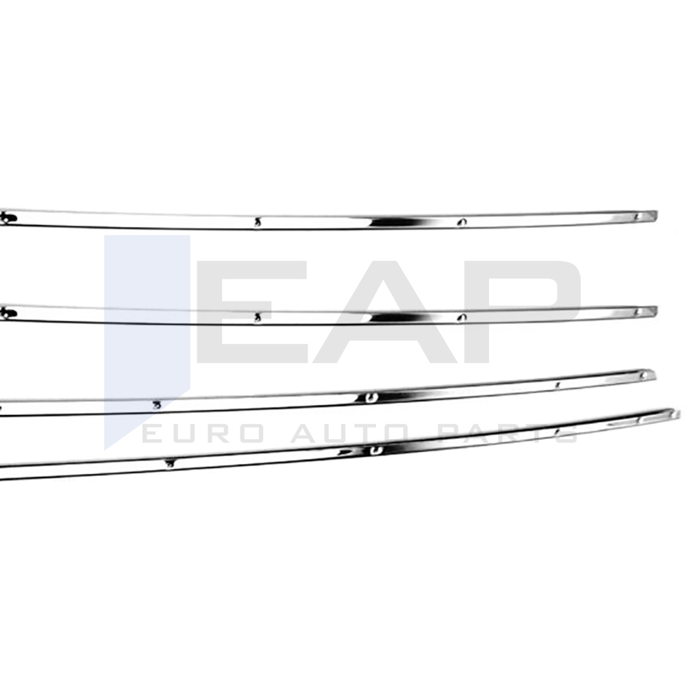 Lower Front Grille - 4 Pcs - Stainless Steel