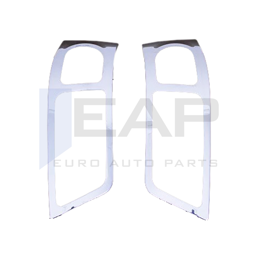 Headlight Frame - 2 Pcs - Stainless Steel