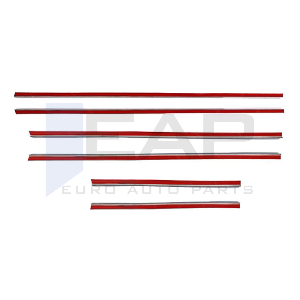 Window Frame Garnish - 6 Pcs - Stainless Steel