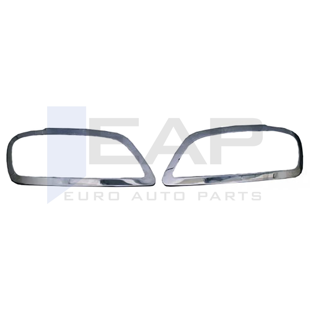 Headlight Frame - 2 Pcs - Stainless Steel