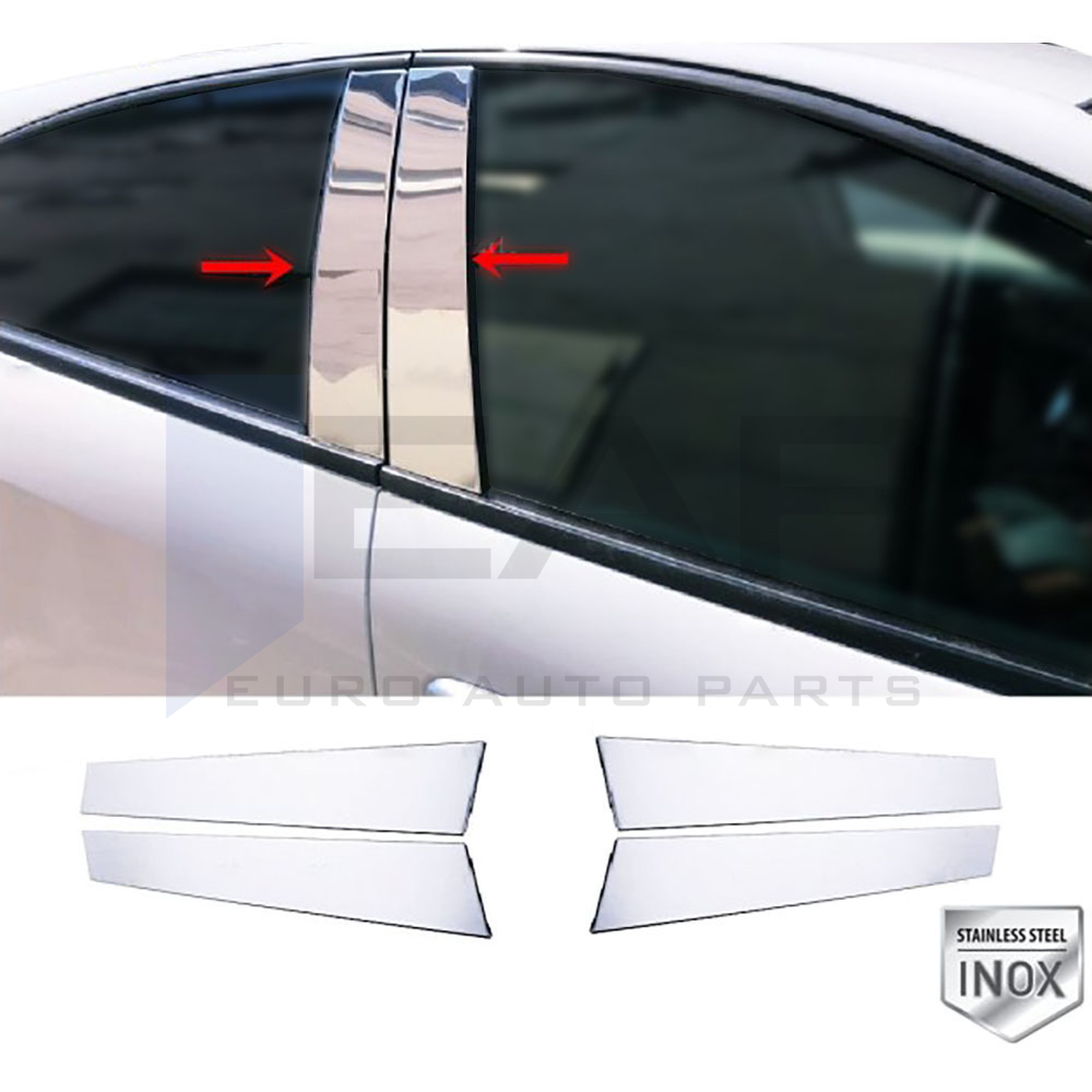 Door Post Set - 4 Pcs - Stainless Steel
