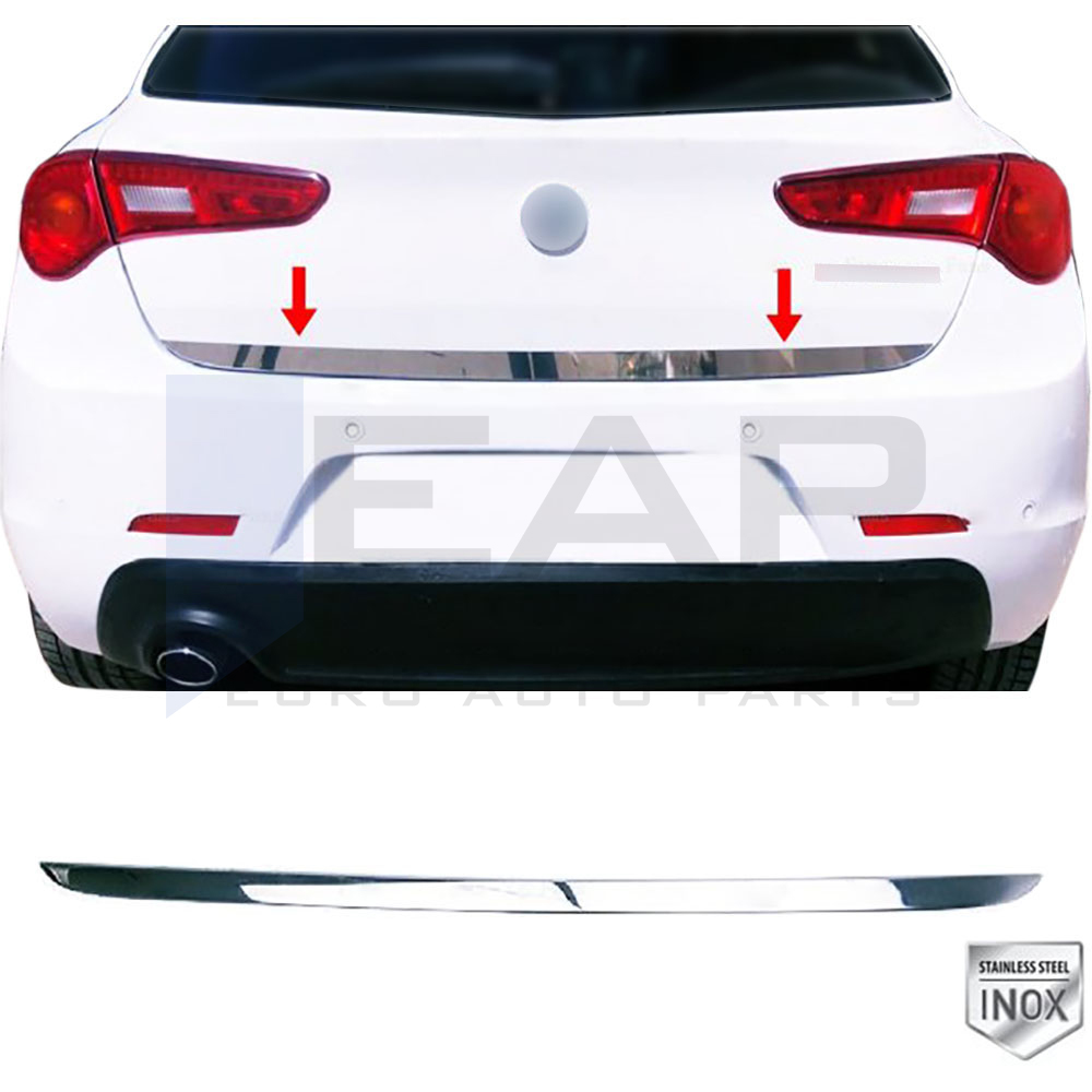 Trunk Lid Trim - Stainless Steel