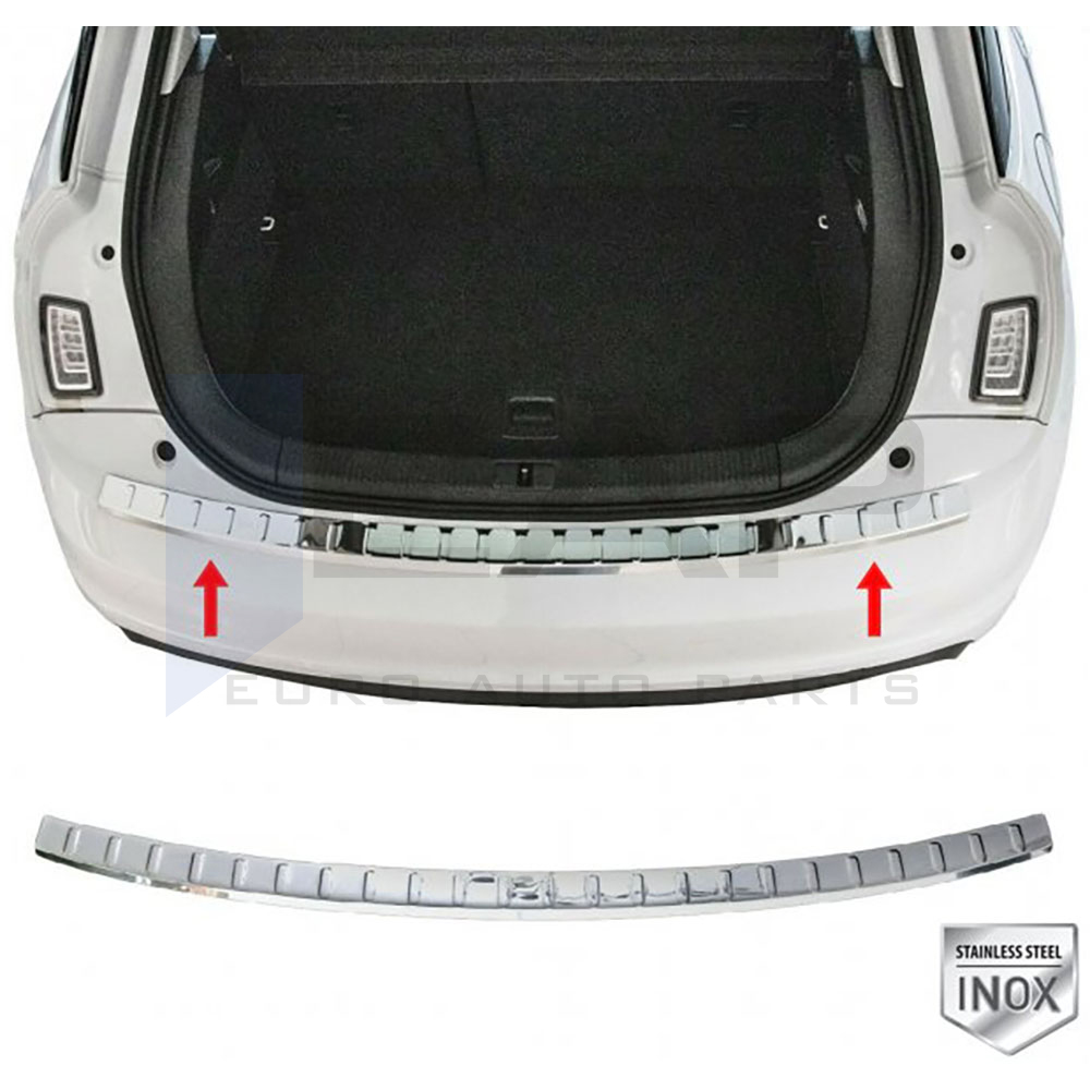 Rear Bumper Protector - Stainless Steel