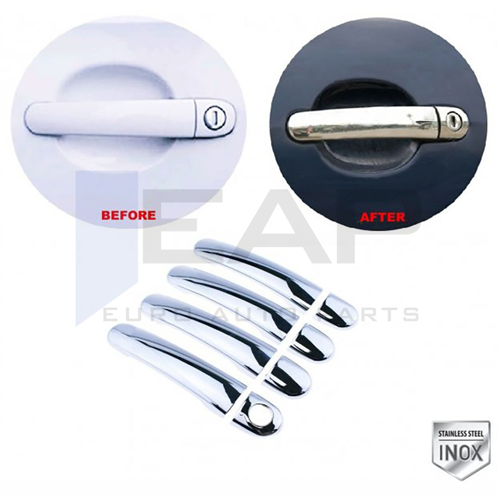 Door Handle Cover - 4 Doors - Stainless Steel