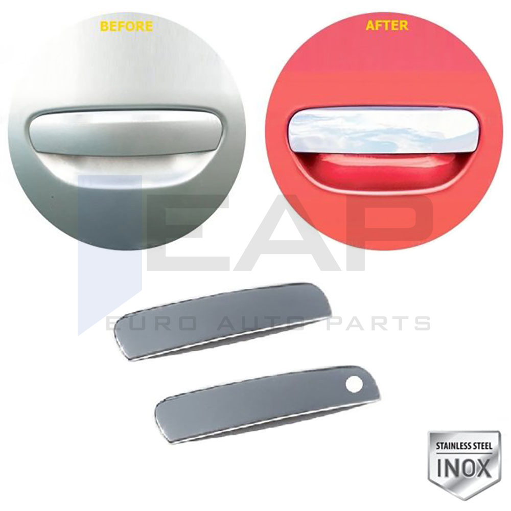 Door Handle Cover - 2 Doors - Stainless Steel