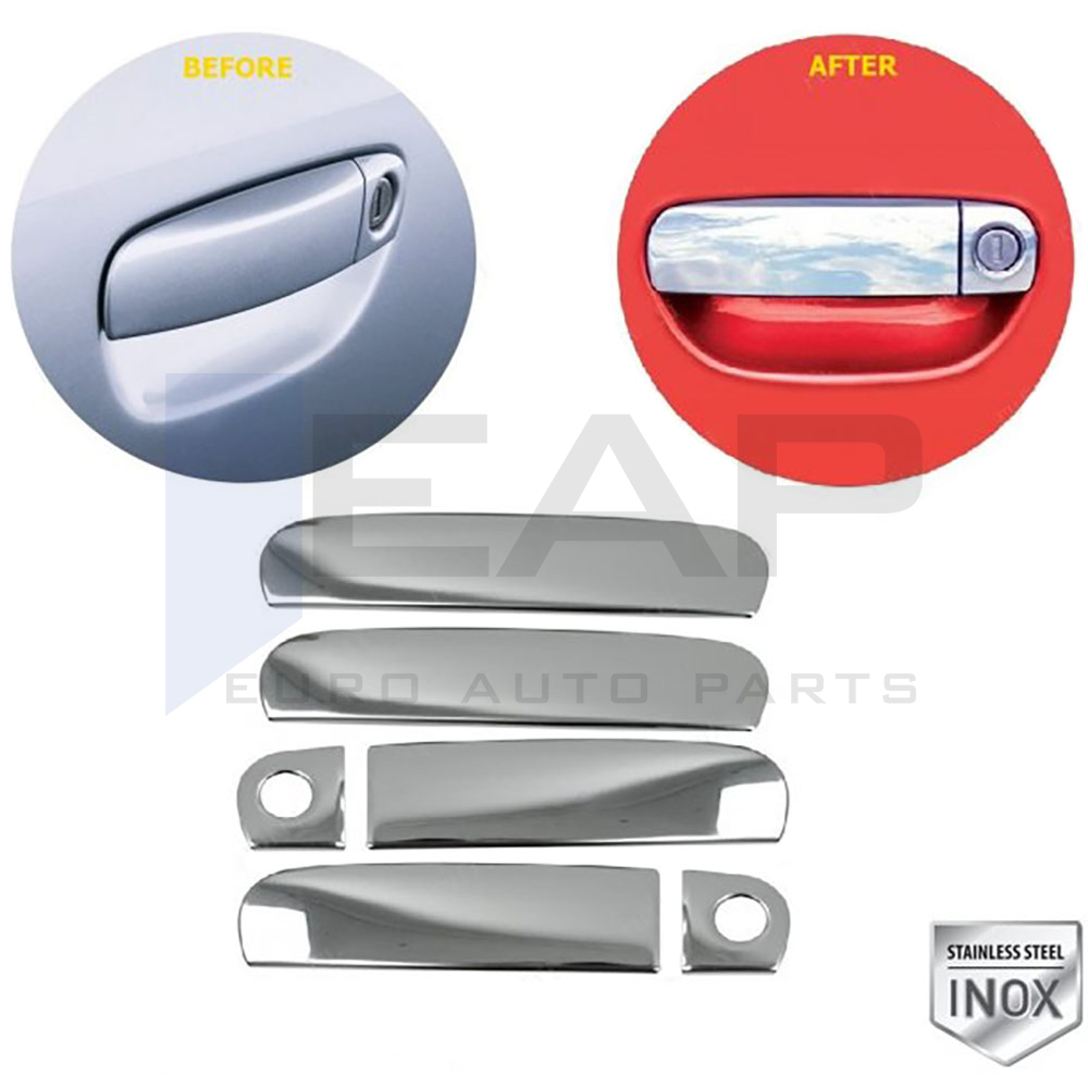 Door Handle Cover (Double Hole) - 4 Doors - Stainless Steel