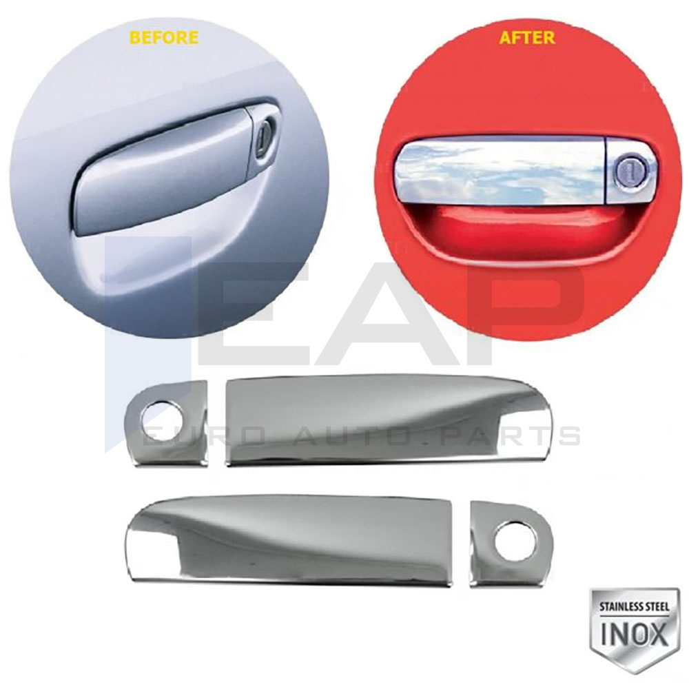 Door Handle Cover (Double Hole) - 2 Doors - Stainless Steel