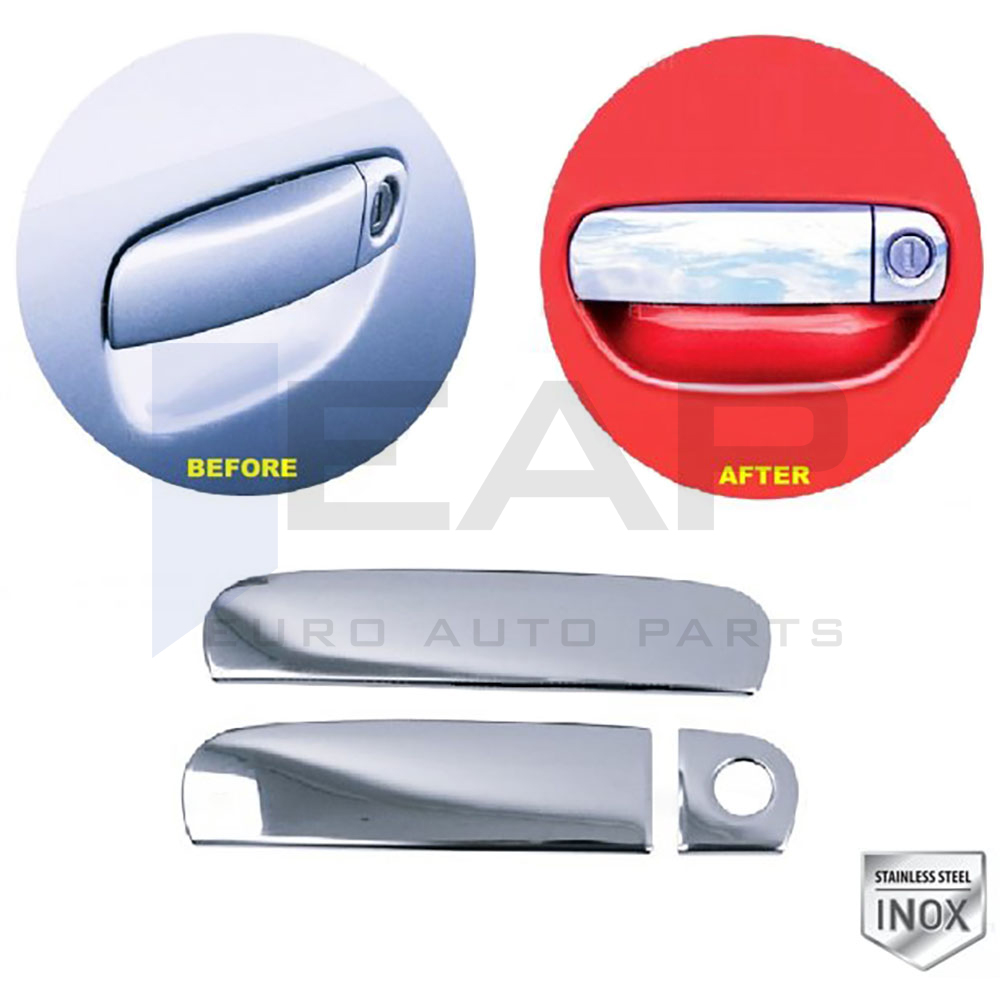 Door Handle Cover - 2 Doors - Stainless Steel