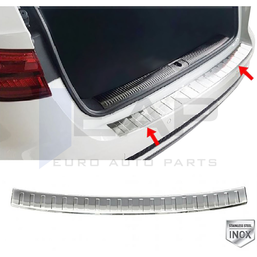 Rear Bumper Protector - Stainless Steel